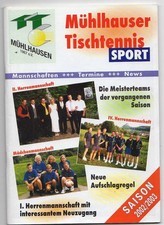 Mühlhauser tischtennis sport gebraucht kaufen  Ilmenau, Martinroda