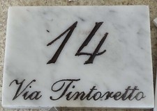Targa numero civico usato  Casapesenna