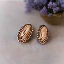 Brincos de cobre maciço Navette, usado comprar usado Brincos de cobre maciço Navette, usado comprar usado  Enviando para Brazil