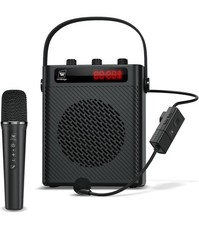 Amplificador de voz sem fio Bluetooth 5.3 - 2 microfones sem fio 40W portátil PA comprar usado  Enviando para Brazil