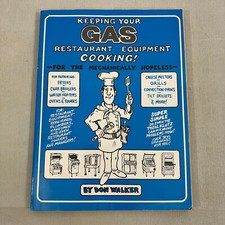 Keeping Your Gas Restaurant Equipment Cooking Don Walker Repair Guide 1989 TPB comprar usado  Enviando para Brazil