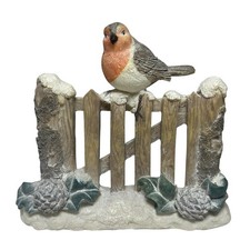 Robin bird ornament for sale  BIGGLESWADE
