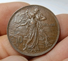 Centesimi 1911 cinquantenario usato  Spigno Saturnia