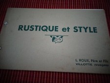 Catalogue meuble rustique d'occasion  Vesoul