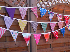 Usado, TECIDO BUNTING.VINTAGE FLORAL GINGHAM.CASAMENTOS.TODOS OS COMPRIMENTOS. comprar usado  Enviando para Brazil