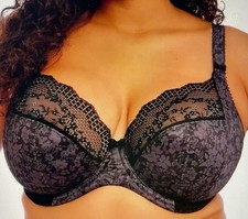 ELOMI 4490, SUPORTE LATERAL LUCIE, SUTIÃ UW COPO 4 PEÇAS, 38D! PRETO comprar usado  Enviando para Brazil