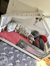 Hausbett kinderbett 70x gebraucht kaufen  Hoßkirch