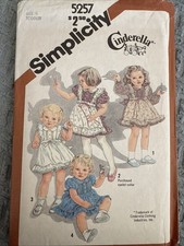 Padrão de costura vintage Simplicity Cinderella infantil 5257 CUT 1981 comprar usado Padrão de costura vintage Simplicity Cinderella infantil 5257 CUT 1981 comprar usado  Enviando para Brazil