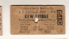Railway ticket lswr d'occasion  Expédié en Belgium