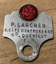 Plaque identité cycle d'occasion Plaque identité cycle d'occasion  Châtillon-sur-Seine