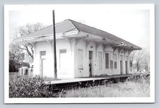 Cartão postal foto real vintage RPPC New Haven Railroad Depot estação sanduíche MA comprar usado  Enviando para Brazil