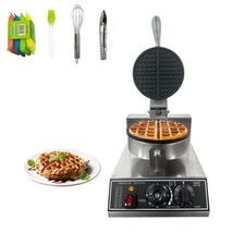 Máquina de fazer waffle comercial 110V 1200W aço inoxidável antiaderente máquina de waffle comprar usado  Enviando para Brazil