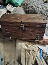 Wooden chest old for sale  BARNET