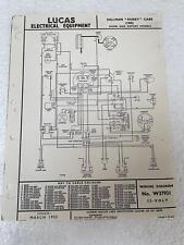 Lucas wiring diagram for sale  BROUGH