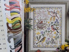 Spring sampler cross for sale  TEDDINGTON