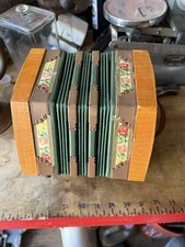 Acordeão vintage Scholer Concertina floral Alemanha  comprar usado  Enviando para Brazil