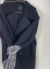 pea coat black large for sale  Detroit