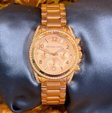 Relógio cronógrafo Michael Kors Blair aço inoxidável ouro rosa MK5263 — Vintage comprar usado  Enviando para Brazil