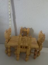 Mesa de jantar de madeira com 4 cadeiras e uma mesa comprar usado  Enviando para Brazil