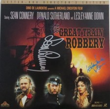 Disco laser autografado assinado por Great Train Robbery PSA/DNA #Z06267-Sean Connery+2 comprar usado  Enviando para Brazil