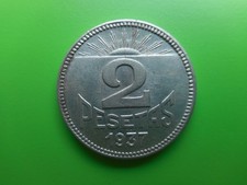 Espagne pesetas 1937 d'occasion  Yutz