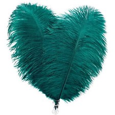 Pcs teal ostrich for sale  USA