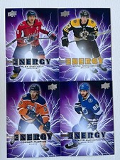 Escolha de cartas de hóquei 2019-20 Upper Deck Pure Energy #PE1 a #PE50 da lista!!, usado comprar usado  Enviando para Brazil