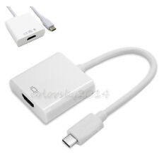 Adaptador USB-C tipo C para HDMI USB 3.1 cabo para telefone MHL Android tablet branco comprar usado  Enviando para Brazil