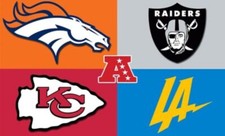 Afc west chiefs for sale  Rochester
