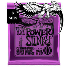 Usado, Cordas de guitarra elétrica Ernie Ball 3 peças Power Slinky Cuerdas de Guitarra 2220 3x comprar usado  Enviando para Brazil