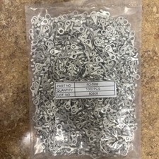 Terminal de anel, 16-14AWG, #10 tamanho do parafuso prisioneiro, não isolado, costura soldada, (1000PK NOVO), usado comprar usado  Enviando para Brazil