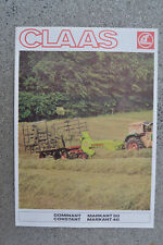 Brochure claas 1977 d'occasion  France
