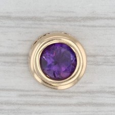 0.75ct amethyst solitaire for sale  USA