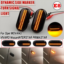 Usado, Luz indicadora lateral dinâmica LED preta 30SMD para Renault Clio I II 1990-2003 2004 comprar usado  Enviando para Brazil