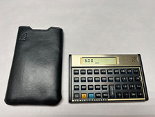 Calculadora financeira Hewlett Packard HP 12C dourada com manga testada funciona leia , usado comprar usado  Enviando para Brazil