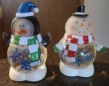Lighted snowman penguin for sale  Manlius