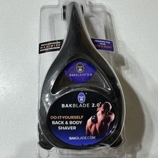 Afeitadora de espalda y cuerpo Bakblade 2.0 de 3 hojas hágalo usted mismo afeitado húmedo o seco depilación para hombres segunda mano  Embacar hacia Mexico