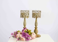 Pair tall metal for sale  TADWORTH
