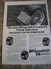 BF GOODRICH COMP T/A PNEU DE ESTRADA DE ALTO DESEMPENHO 1986 ANÚNCIO ARQUIVO A4 41 comprar usado  Enviando para Brazil