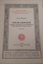 Minonzio studi gioviani usato  Sormano