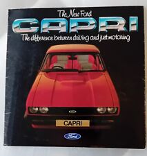 Capri brochure original for sale  COVENTRY