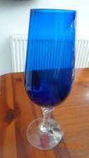 Blue drinking glass for sale  MARKET HARBOROUGH