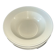 Lote 6 TIGELA DE SOPA COM ARO DE MACARRÃO CREME MARGO 9 1/2" B OWN SRI LANKA comprar usado  Enviando para Brazil
