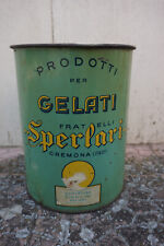 Scatola latta gelati usato  Matera