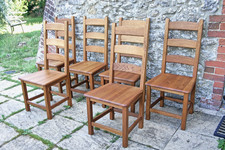 oak ladder back dining chairs for sale oak ladder back dining chairs for sale SWINDON