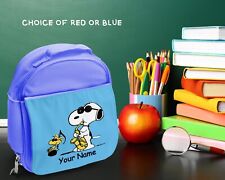 Lancheira escolar personalizada infantil Snoopy nome impresso comprar usado  Enviando para Brazil