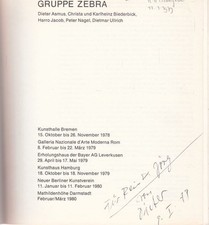 Gruppe zebra dieter gebraucht kaufen  Goslar