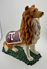 Texas A&M Aggies Reveille mascote de futebol grande estatueta Rough Collie Dog comprar usado  Enviando para Brazil