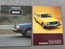 Volvo 244 brochure for sale  WEYMOUTH