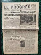 Journal progrès journal d'occasion  Dun-sur-Meuse